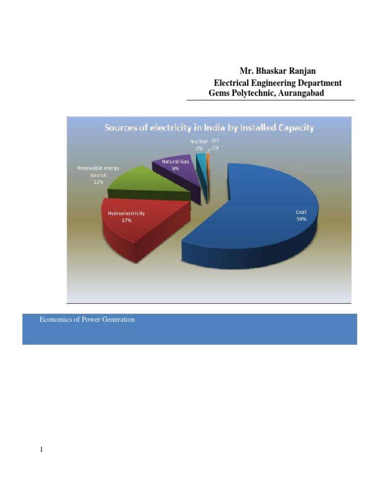 Unit 7 Economics of Power Generation | PDF | Power Station | Kilowatt Hour
