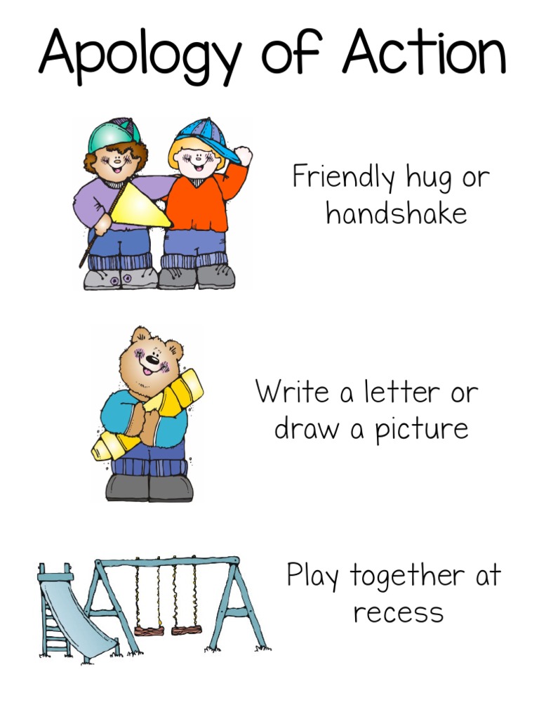 Apology of Action: Friendly Hug or Handshake | PDF