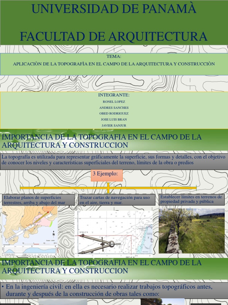 Aplicacion de La Topografia en El Campo de La Arquitectura
