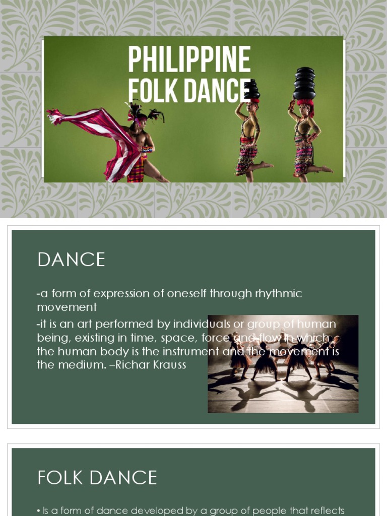 Philippine Folk Dance Definition and Origin PDF Philippines Folk Music