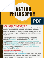 Eastern Philosophy: Prepared By: Group 1