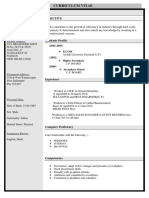 Curriculum Vitae: Sushil Shukla