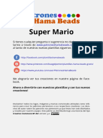 Super Mario Plantilla Hama Beads Ba692