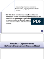 Module 2. Object Oriented Software Development Life Cycle