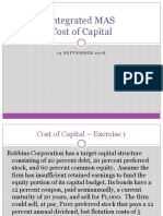 USJR Integrated2018 CostofCapital 09.15.18