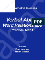Psychometric Success Verbal Ability - Word Relationship Practice Test 1.pdf