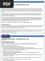 Company Provided Case - Great Burger (Pg. 1 of 8) : Mckinsey & Co