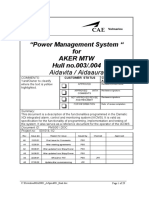 "Power Management System " For Aker MTW Hull No.003/.004: Aidavita / Aidaaura