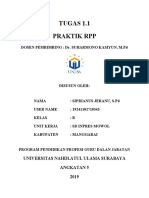 Tugas 1.1 Praktik RPP - Dr. Suharmono Kasiyun, M.PD - Siprianus Jeranu, S.PD