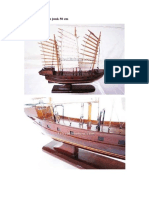 Miniatur Kapal Chinese Junk 50 CM