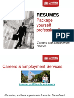 Resumes: Package Yourself Professionally