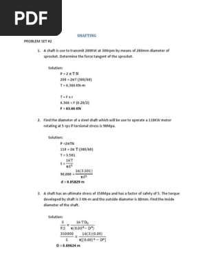 Machine Design Prob.sets(Plates)