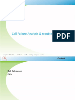 Call Failure Analysis & troubleshooting