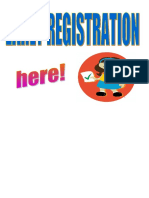 Early Registration