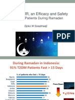 Gliclazide MR, An Efficacy and Safety: For T2DM Patients During Ramadan