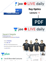 Ray Optics Lecture Unacademy