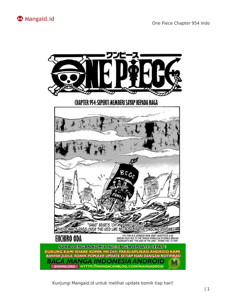 One Piece Chapter 954 Indo Pdf