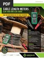 cable length tester - Greenlee CLM-1000E.PDF