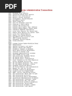 Useful SAP System Administration Transactions