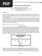 Air Cooled Helmet Using Peltier Effect: Volume 8, Issue 1, January 2019