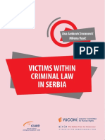 YUCOM Victims Within Criminal Law in Serbia