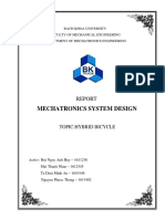 Mechatronics System Design: Topic:Hybrid Bicycle