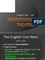 History of Restoration Theatre PDF