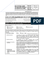 GS Form No. 9 - New System, Game And-Or Machine Request and Approval Form