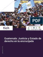 Guatemala : justicia y estado de derecho en la encrucijada 
