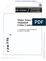 Major: Issues in Organized Crime Control