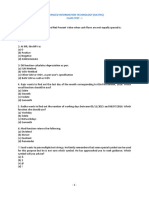 AITT Class Test I Batch 34 Questions