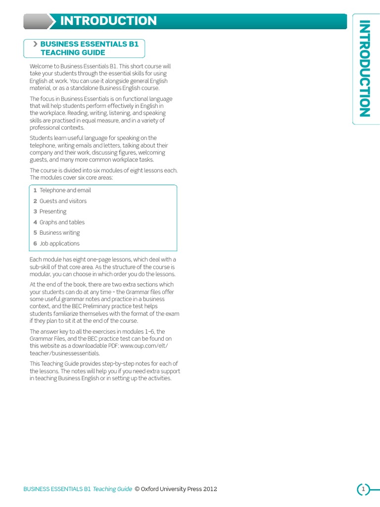 Be b1 Teaching Guide PDF | PDF | Question | Conversation