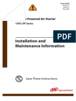 Installation and Maintenance Information: Turbine Powered Air Starter
