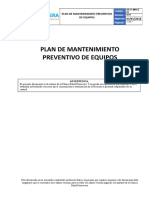 Plan Mantenimiento Correctivo de Equipos 