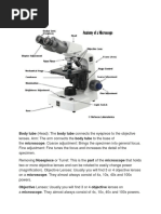 Microscope Parts and Meaning