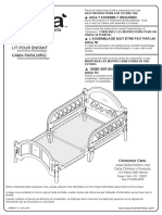 BB204-Toddler Bed Assembly Instructions