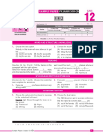 Sample Paper Syllabus 2019-20 Class 12