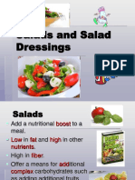 Salads and Salad Dressings