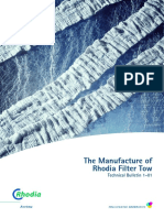 The Manufacture of Rhodia Filter Tow: Technical Bulletin 1-01