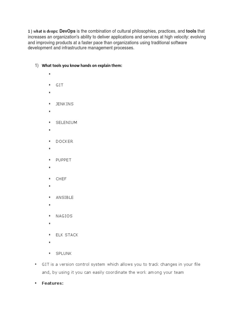 Devops Questions Pdf Selenium Software Software Testing