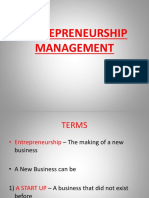 ENTREPRENEURSHIP