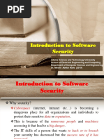 Lecture - 1 Introduction To Software Security