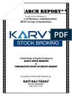 A Brief Study of Equity Products by Ravi Raj Yadav at Karvy Stock Broking