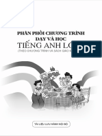 phan phối chương trình tiếng anh 5