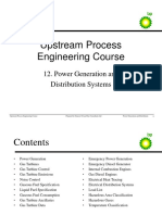 Upstream Process Engineering Course: 12. Power Generation and Distribution Systems
