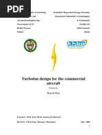 Turbofan Design For The Commercial Aircraft