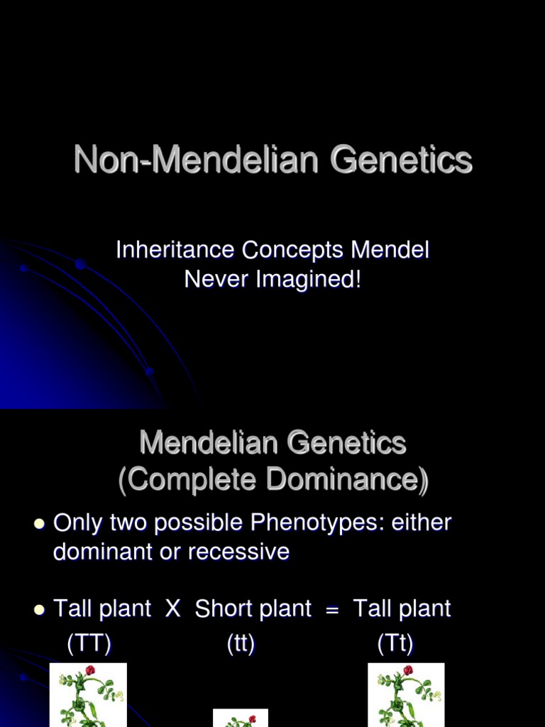 Non-Mendelian Inheritance2 | PDF | Dominance (Genetics) | Allele