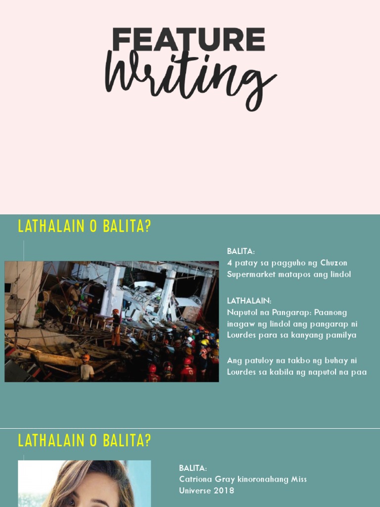 Feature Writing 2019 | PDF