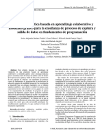 Estrategia Didáctica Basada en Aprendizaje Colaborativo