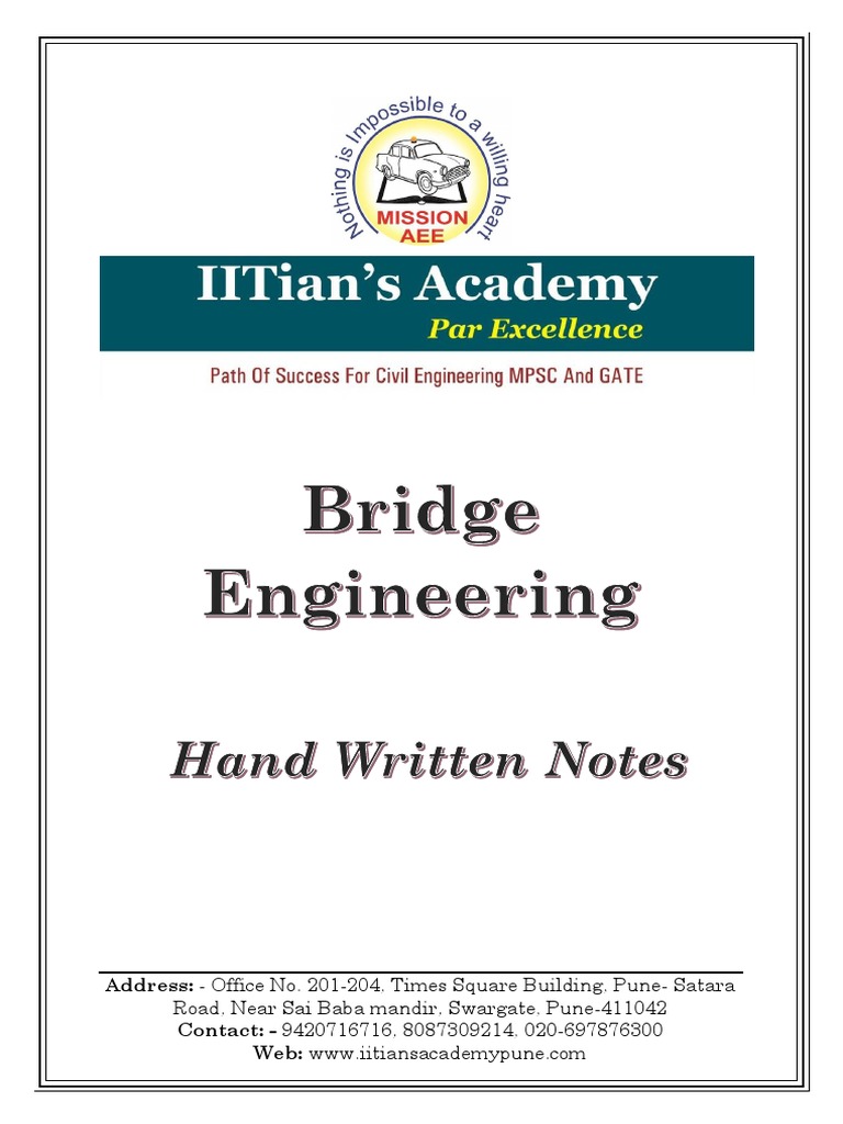 Bridge Notes PDF